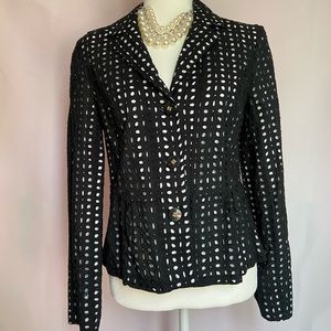 Eyelet Blazer